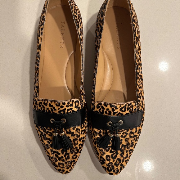 Talbots Francesca Leopard Driving Flats - Picture 4 of 7